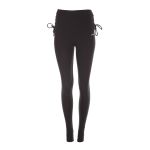 Extra Long Tights WTL14 with adjustable waistband, black