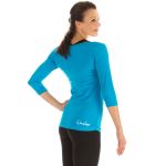 3/4 Sleeve Top WS4, turquoise