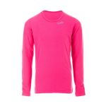 Girls, maglietta arricciata a maniche lunghe WKS1, rosa